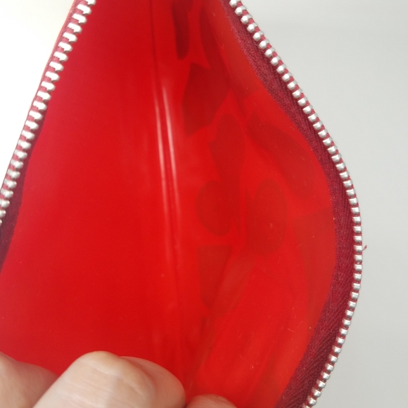 Vintage Red Pencil Case with Lunch Money Pouch - Picture 10 of 13